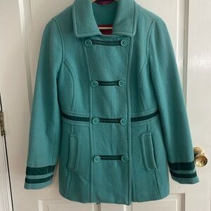 Boden turquoise Wool Jacket size 4